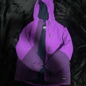 Lands' End Kids' Vibrant Purple Puffer Jacket